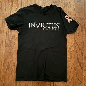 Invictus Seattle CrossFit Barbells for Boobs tshirt
